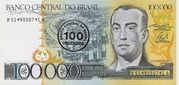 100 CRUZADOS (COM CARIMBO) - CRUZADO (1986-1989)