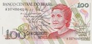 100 CRUZADOS NOVOS - CRUZADO NOVO (1989-1990)