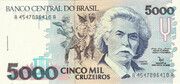 5000 CRUZEIROS (3ª EDIÇÃO) - CRUZEIRO (1990-1993)