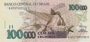 100000 CRUZEIROS (3ª EDIÇÃO) - CRUZEIRO (1990-1993)