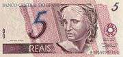 5 REAIS - 1ª FAMÍLIA - ESTAMPA C - BANDEIRA