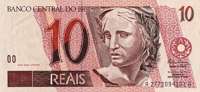 10 REAIS - 1ª FAMÍLIA - ESTAMPA A/B - EFÍGIE
