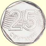 1ª FAMÍLIA DO REAL - 25 CENTAVOS