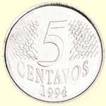 1ª FAMÍLIA DO REAL - 5 CENTAVOS