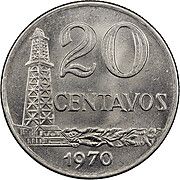 20 CENTAVOS - CRUZEIRO NOVO (1967-1986)