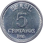 5 CENTAVOS - CRUZADO (1986-1989)