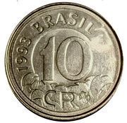 10 CRUZEIROS REAIS - CRUZEIRO REAL (1993-1994)