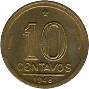 10 CENTAVOS (JOSÉ BONIFÁCIO) - CRUZEIRO (1942-1967)