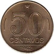 50 CENTAVOS - CRUZEIRO (1942-1967)