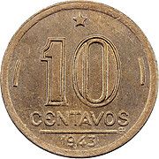 10 CENTAVOS - CRUZEIRO (1942-1967)